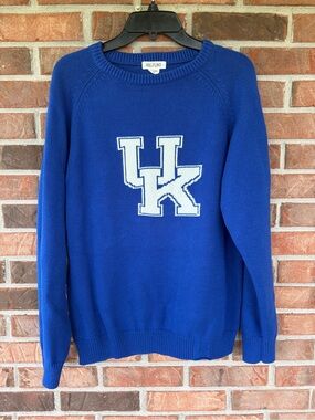 Hillflint Blue University of Kentucky Wildcats Crewneck Sweater